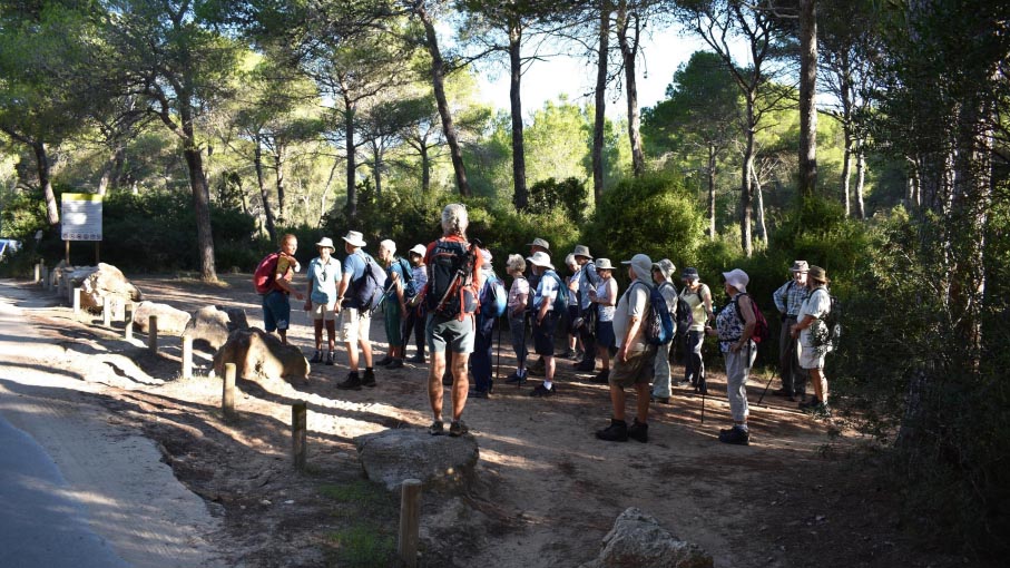 Day Two - A quick stop to explain some of the features of the fauna.