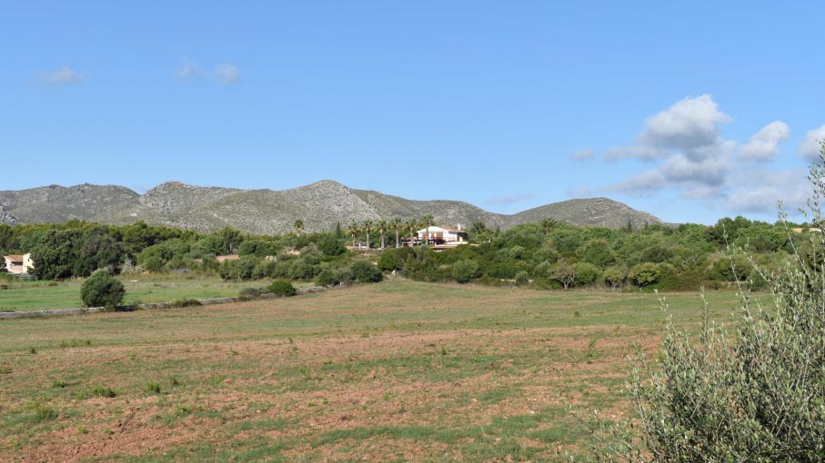 Day Two - Open countryside looking over towards some low hills including Muntanya de Can Mir