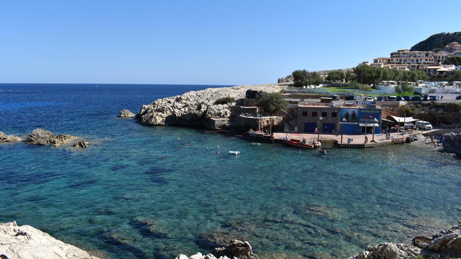 The nearby dive centre.