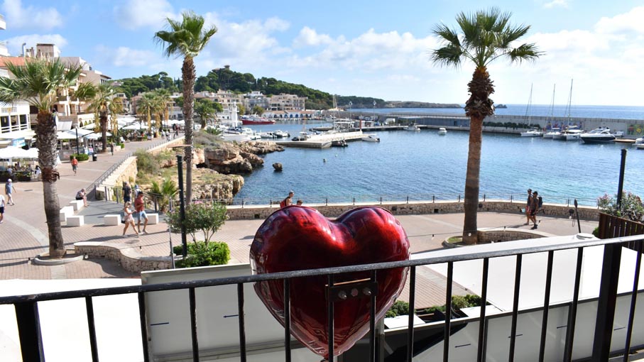 View of the port from the Art Gallery.