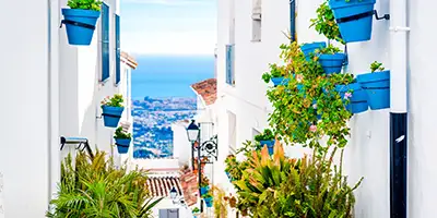 Walking in the sierra de mijas