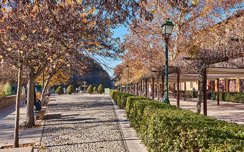 Walking in Spain in Autumn