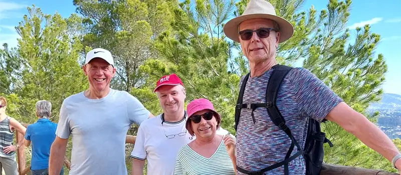 The group 6 day two walk 1d