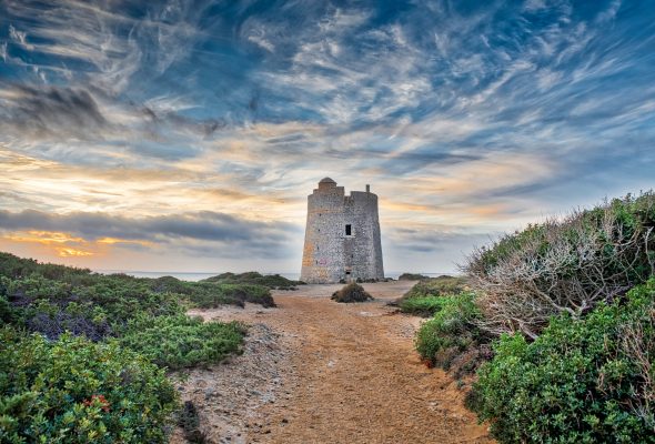 Defense,Tower,Called,Ses,Portes,,Built,In,The,16th,Century